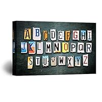 Canvas Wall Art License Plate Canvas Prints Home Artwork Decoration for Living Room,Bedroom - 12x18 inches