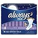 Always Maxi, Size 5, Extra Heavy Overnight Pads With Wings, Unscented, 20 Count