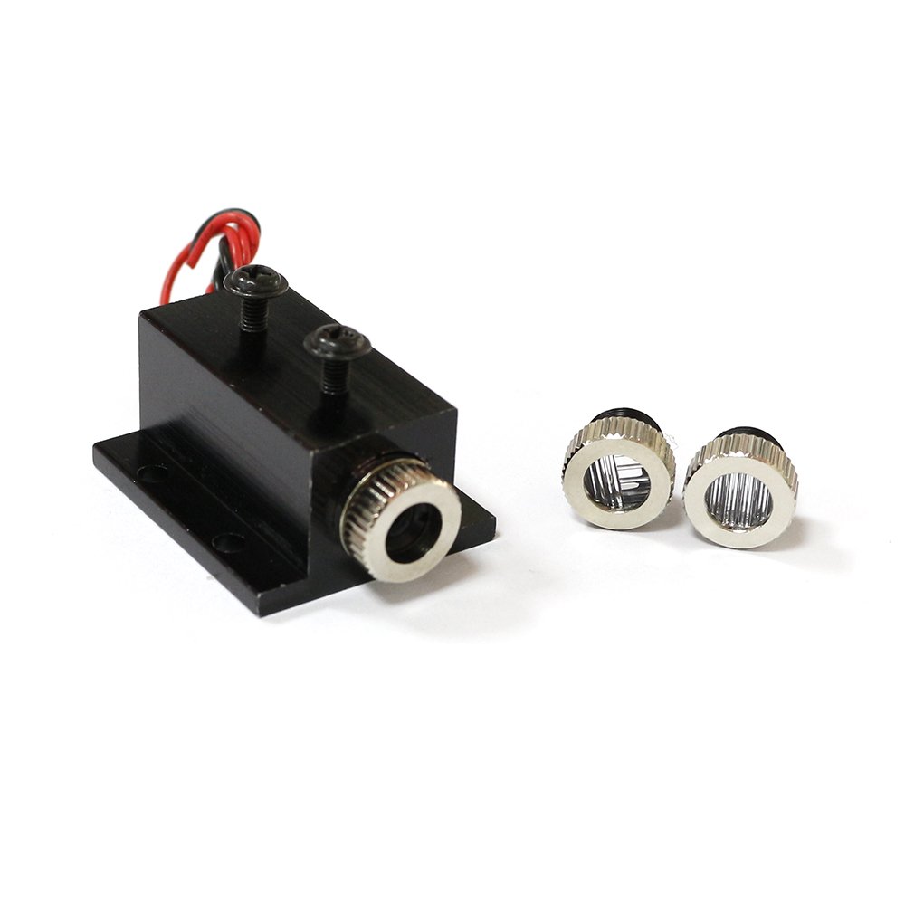 Q-BAIHE Adjusted Violet Blue Diode Lasers 405nm 50mw Dot/Line/Cross Module with Heatsink