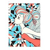 5D Diamond Painting Kits Full Drill Diamond Embroidery (Girl, 12x16)