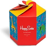 Happy Socks Kids Carousel Socks Gift Set, Red