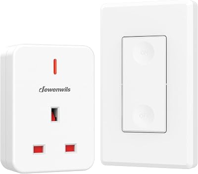 DEWENWILS Remote Control Plug Socket 13A Heavy Duty Wireless Light Switch 100ft