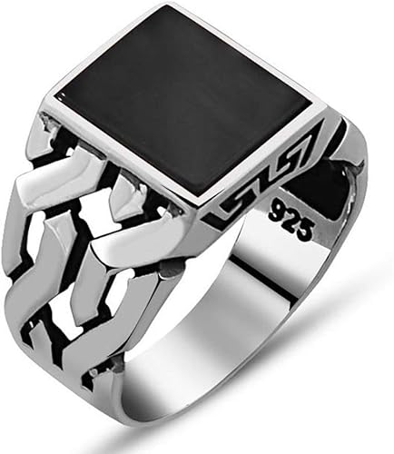 Handmade 925 Sterling Silver Ring With Black Onyx Stone Worth 50 Amazon Co Uk Jewellery