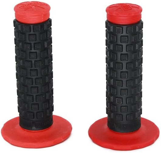 2pcs 7/8" Universal Motorcycle Hand Bar Grips Pillow Grip Anti-slip Rubber Racing Grip For Dirt Bike Motocross Honda CR80R/85R, CRF150R, CR125R/250R, CRF450R（Red）: Automotive