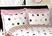 Sweet Jojo Designs 4-Piece Pink and Brown Modern Dots Children's Bedding Girls Twin Set