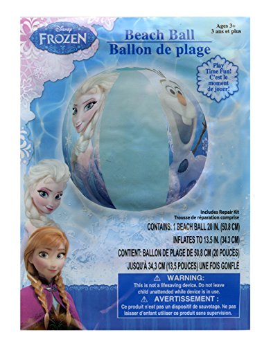 UPC 687554302080, Disney Frozen Elsa, Anna and Olaf Inflatable Beach Ball - 20 inch