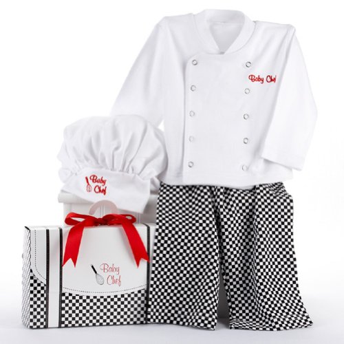Baby Aspen Baby Culinary Chef Layette Set Gift Box, Multi, 0-6M