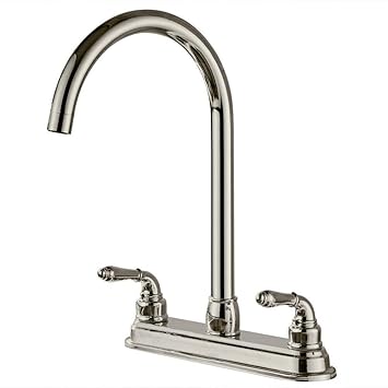 Moralty New 2 Handle Single Hole Rv Mobile Home Kitchen Sink