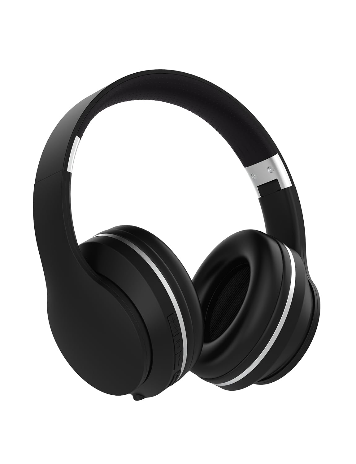 Bluetooth Kids Headphones,Wireless Kids Headphones Over Ear with Microphones,Stereo Sound ,10H Playtime,Foldable&Adjustable Children Headphone,Bluetooth 5.1 Headset for Adults School Travel (Black)