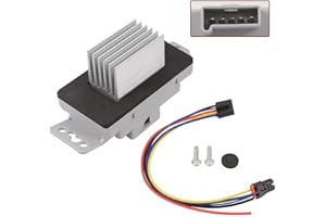 TAMKKEN 22754990 15-81727 15-81773 Blower Motor Resistor Fit for Chevy Impala 2005 2006 2007 2008 2009 2010 2011 2012 2013, Grand Prix 2004-2008,Monte Carlo 2004-2007,Allure 2005-2009,1581727 1581773