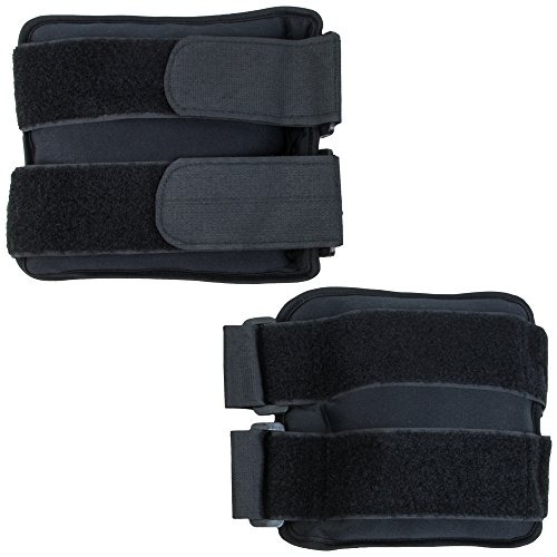Deluxe Heavy Duty Ankle Weights with Velcro Straps - Set of 2! (5LB)