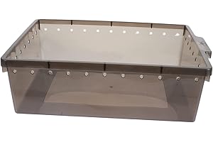 POPETPOP Plastic Reptiles Feeding Box Easy to Simple Shape A4 Size for Raising and Small Turtles