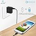Elzo Quick Charge 2.0 18W USB Rapid Wall Charger Adapter Fast Portable Charger with A 3.3ft Micro USB Cable for Samsung Galaxy/Note, LG Flex2/V10/G4, Nexus 6, Motorola Droid/X, Sony Xperia, HTC, ASUS