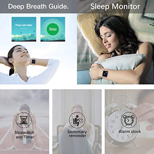 Fitness Tracker Smart Watch for Android Phones and iOS Phones Step