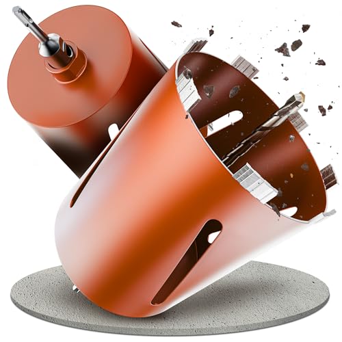 Weischer® - Diamantbohrkrone Kernbohrkrone mit SDS-Plus Aufnahme Ø 150 mm | 180 mm Nutztiefe | Dosenbohrer für Beton, Mauerwerk, Ziegel | M22-Gewinde