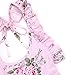 Flofallzique Cotton Vintage Floral Toddler Girls Dress Pink Backless Birthday Party Christmas Dress