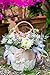 Customoffi Modern Basket – Best for Flower Girl Basket for Any Events – Classic and Elegant Round Basket with Handle