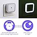 KEKU LED Night Light Lamp with Smart Auto ON/Off Sensor 6 Pack, 0.5W Plug-in LED Wall Night Light Lamp for Bedroom, Bathroom, Hallway, Stairways, or Any Dark Room Soft Brightness.(White)