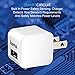 Hama MicroCube 12Watt/2.4 Amp USB Charger + Military Grade MFi Certified Lightning Cable