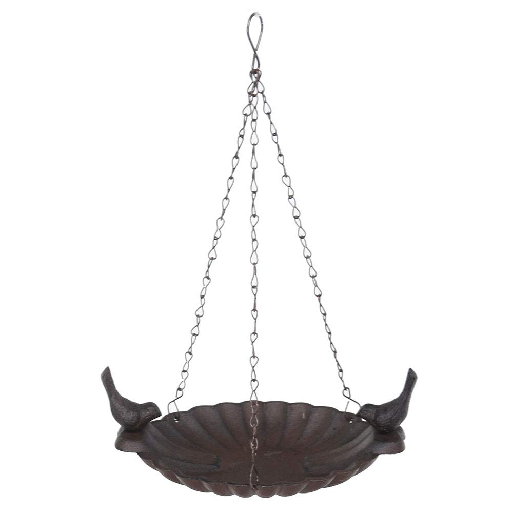 Fallen Fruits FB377 Ltd Hanging Bath with (2 Birds), Brown