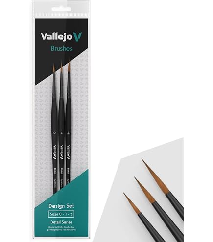 Green Stuff World Pinceau Kolinsky Sibérie Gold Series Taille 00 – Brosse Premium Pour Miniatures & Modélisme, Pointe Fine Exceptionnelle