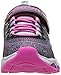 Skechers Kids Girls' Glimmer Lights Sneaker, Black/Multi, 3 M US Little Kid