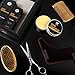 MayBeau Beard Kit for Men Set of 8 Beard Growth Grooming & Trimming with Unscented Leave-in Conditioner Oil,Beard shaping, Beard Balm Butter Wax, Brush and Mustache Comb Ultimate Trimmer Set for Men