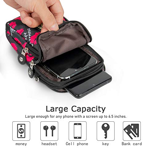 Sportarmband, outdoor, zweetbestendig, looparmband, crossbody, schouders, casual, portemonnee, gym, fitness, mobiele… - Image 3