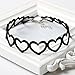 Choker Necklaces Women's Ladies Velvet Choker Necklaces Gothic Stretch Choker Pendant Necklace