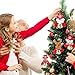 12 PCS Christmas Ornaments Bells Decorations, Hanging Ornaments Bells Christmas Tree Door Party Supplies, Snowman/Old Man/Bear/Elk