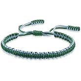 COLORFUL BLING Tibetan Buddhist Bracelets for Women Men Handmade Braided Rope String Lucky Protection Wristbands Prayer Family Couple Jewelry