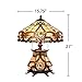 Cloud Mountain Tiffany Style Table Lamp Victorian Jeweled Desk Lamp Floral Stained Glass Home Decor Lighting