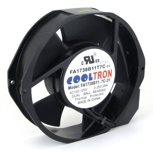 Click Here to See More Images 115V AC Cooling Fan. 172mm x 150mm x 38mm HS