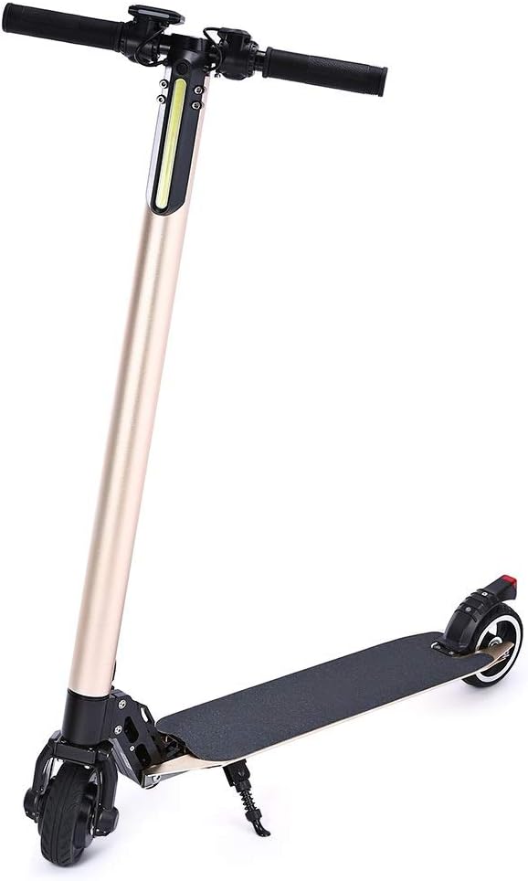 XINHUANG Electric Scooter, Carbon Fiber, 250 watt Motor, Round Instrument, only 7.7 kg, e-Scooter, e-Scooter, Product Video, Gold