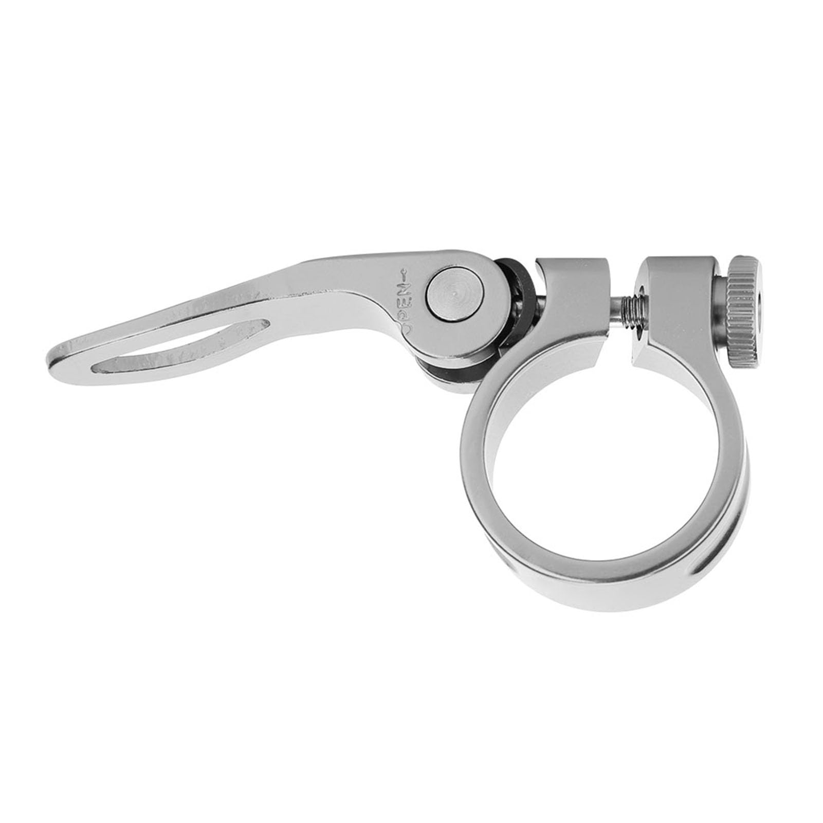 Seat Post Clamp, Titanium Quick Release for 27.2/28.6 mm Bike Seat Tubes (Titanium)