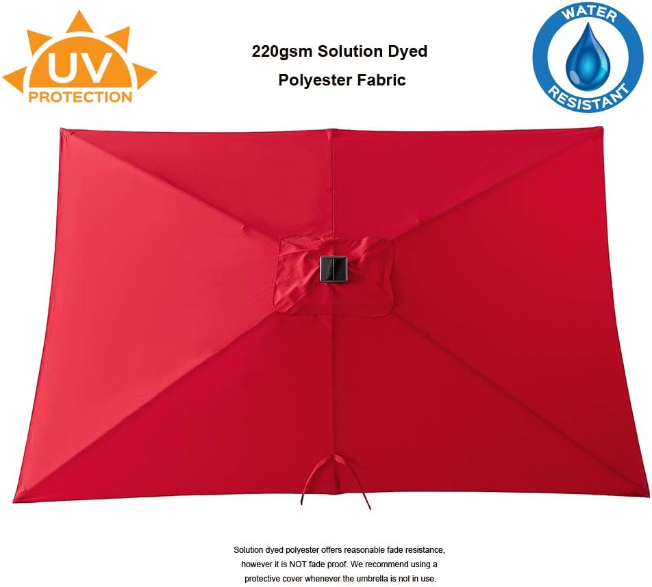 Umbrellas Navy Blue C Hopetree 11ft Outdoor Patio Umbrella For Outside Balcony Table Deck Terrace Garden Or Pool Large Market Style Patio Lawn Garden