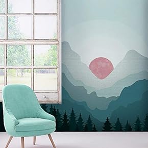 Wall Mural Simple Nordic Style Removable Self-Adhesive Large Wallpaper - 66x96 inches