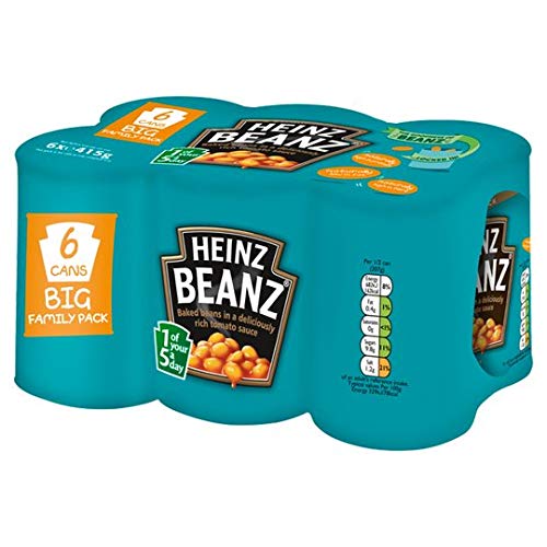 Heinz Baked Beans 415g, (Pack of 6)