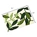 Hi Space Leaf Bath Mat Green Leaves Bathroom Rug Cute Bath Rugs Non-Slip Plush Shaggy Bathroom Mat Boho Soft Fluffy Microfiber Machine Washable Absorbent Doormat 30x20