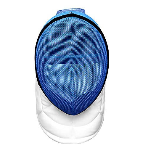Ouxiong Fencing Mask - CE 350N International Certification Fencing Gear - Suitable for Foil/Sabre/Epee Competitions and Training - Fencing Equipment/Fencing Accessories/Fencing Sport (L-Blue) - Thumbnail 4