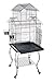 Mcage Large 20-Inch Pagoda House Roof Top Parrot Lovebird Cockatiel Cockatiels Parakeets Cage with Stand, Black Veinthumb 3
