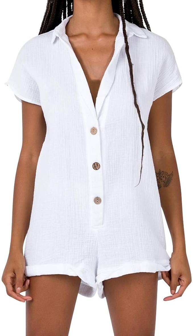 white playsuit womens