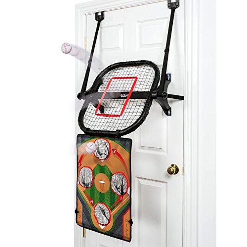 Majik Over the Door 2 in 1 Baseball & Lacrosse Trainer Training Indoor Game Sports Toys WLM8 1-1-28739-DS - Thumbnail 2