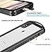 Snowfox iPhone X/XS Waterproof Case, Full Body Rugged Underwater Case with Built-in Screen Protector Shockproof Dirtproof Snowproof IP68 Certified for iPhone X/XS 5.8 inch (Black)