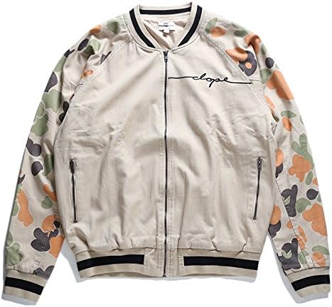 Amazon Co Jp D0916 J337 ドープ Dope アウター 長袖 コットン Ma1 ボンバー フライト ワーク トラック ジャケット Usaモデル 大きいサイズ 正規品 01 カーキ Xl 2l Ll 服 ファッション小物