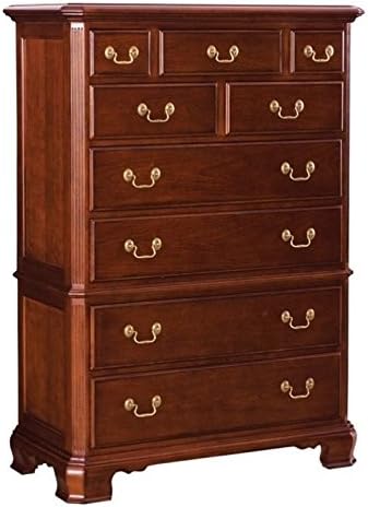 Amazon Com Beaumont Lane 9 Drawer Chest In Antique Cherry Finish