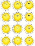 Teacher Created Resources Happy Suns Mini Accents (5422)