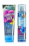 Bath & Body Works Signature Collection HONOLULU SUN Gift Set Ultra Shea Body Cream & Fine Fragrance Mist