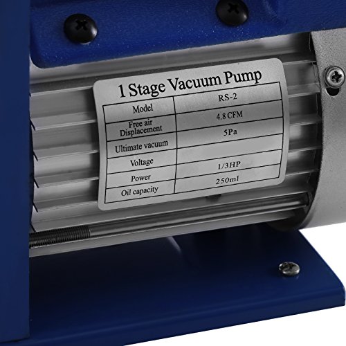 ★Lowest Price★Mophorn Vacuum Pump 4.8CFM1/3HP Air Vacuum Pump HVAC A/C