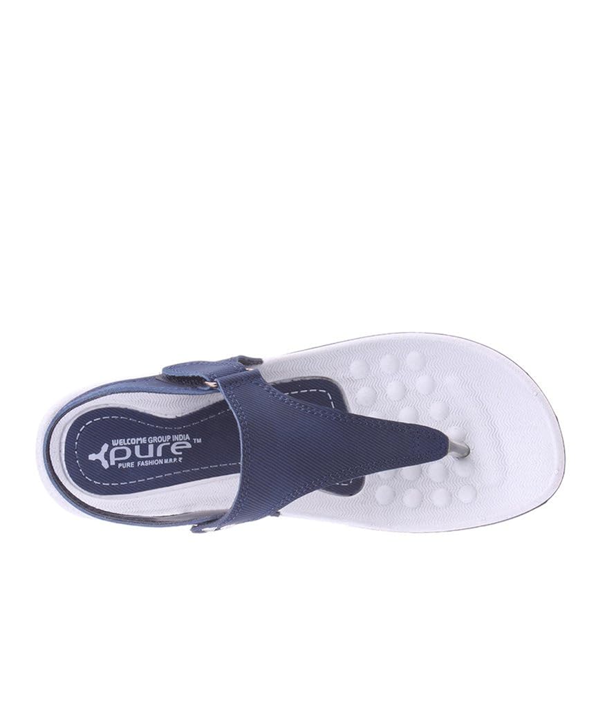 pure-pf-01flats for womens (navy)